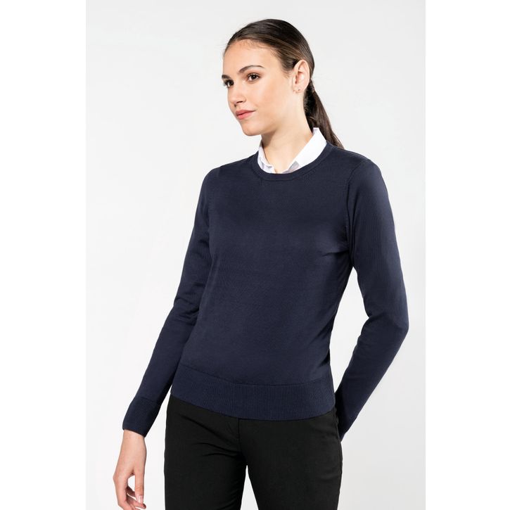 Image produit alternative Pull Supima® col rond  femme