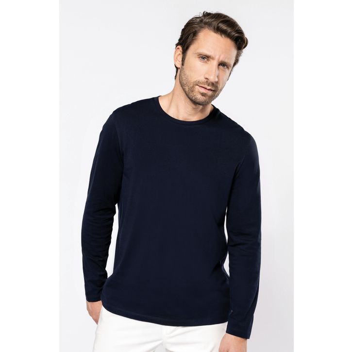 Image produit alternative T-shirt Supima® col rond manches longues homme