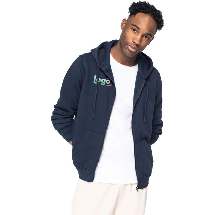 Image produit alternative Sweat zippé capuche unisexe - 350g