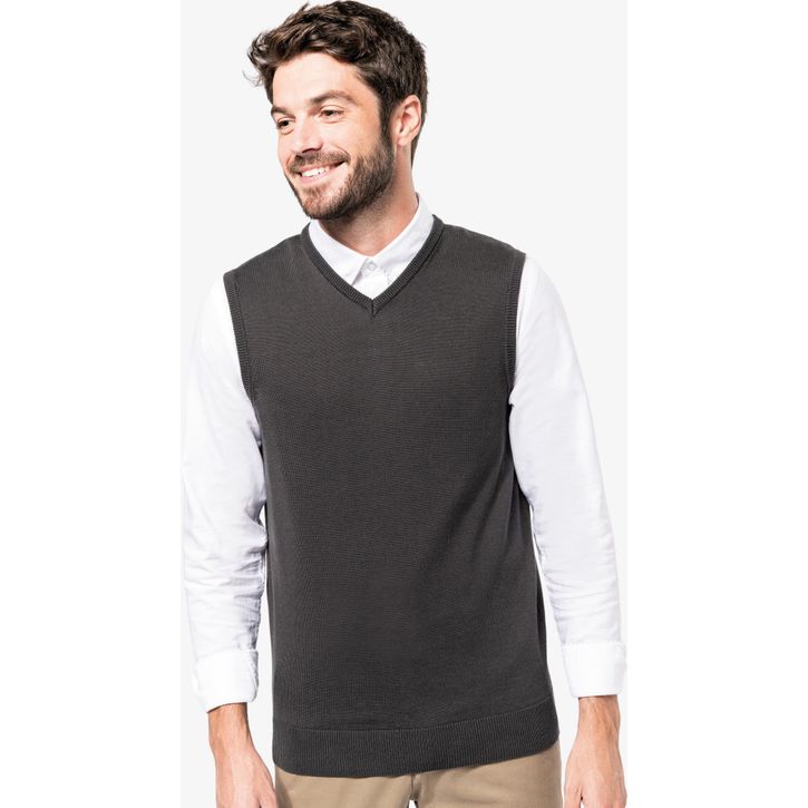 Image produit alternative Pull col V sans manches