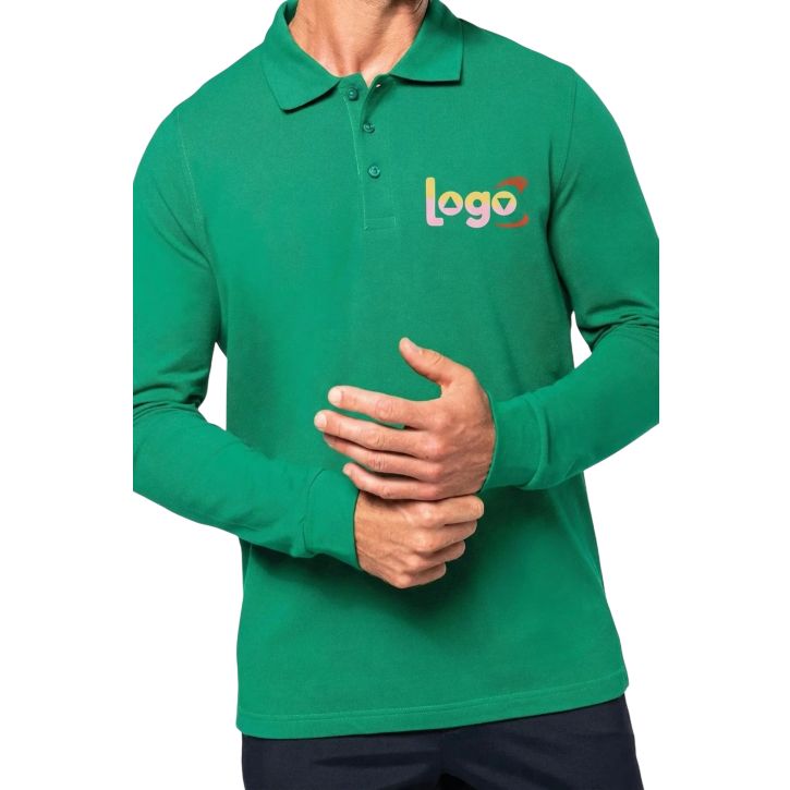 Image produit alternative Polo manches longues homme