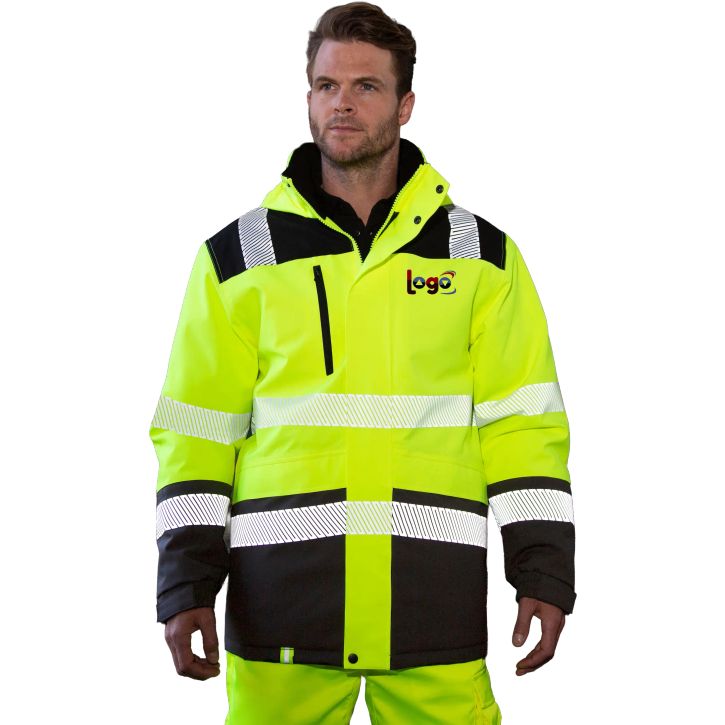 Image produit alternative Recycled extreme tech printable softshell safety coat