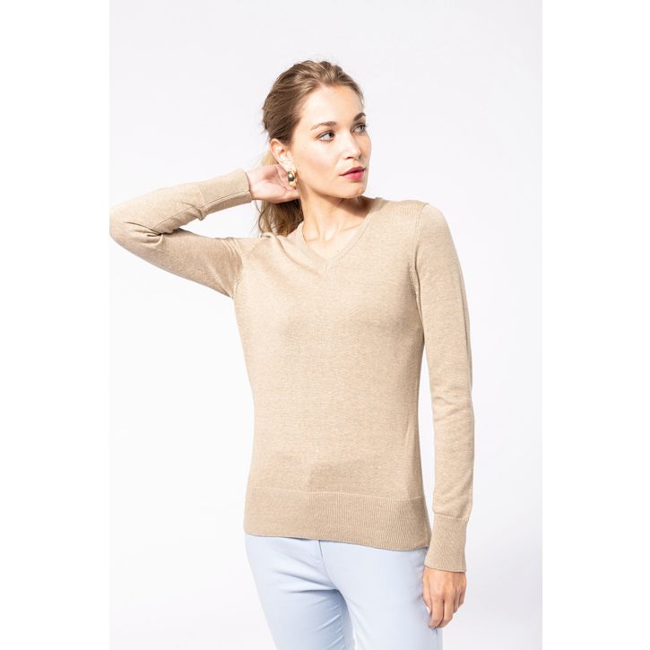 Image produit alternative Pull col V femme