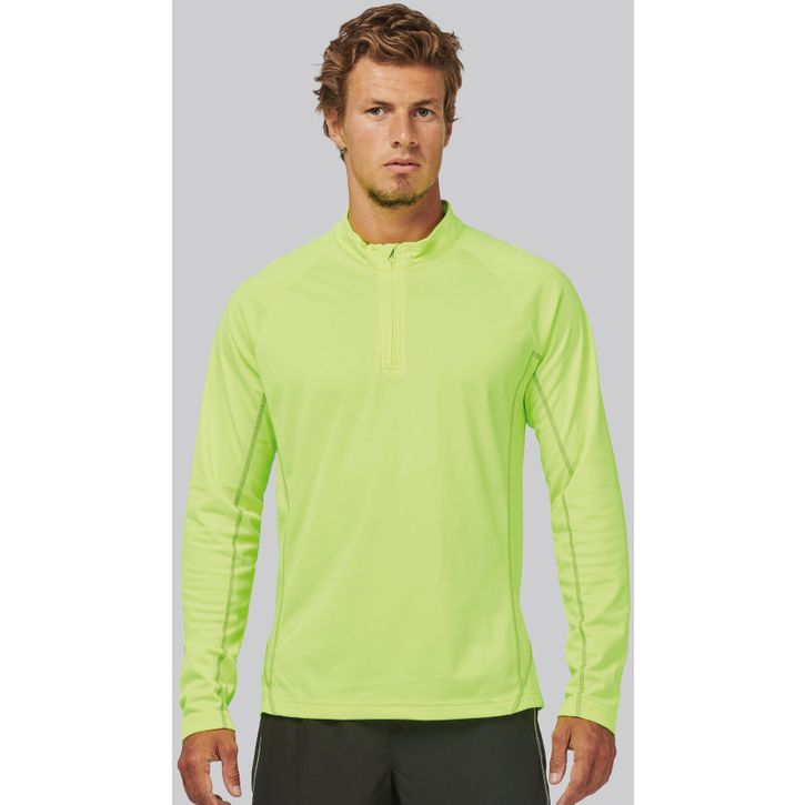 Image produit alternative Sweat running 1/4 zip homme