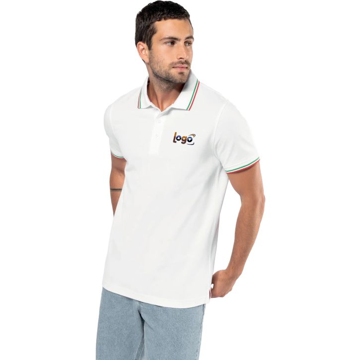Image produit alternative Polo maille piquée manches courtes homme