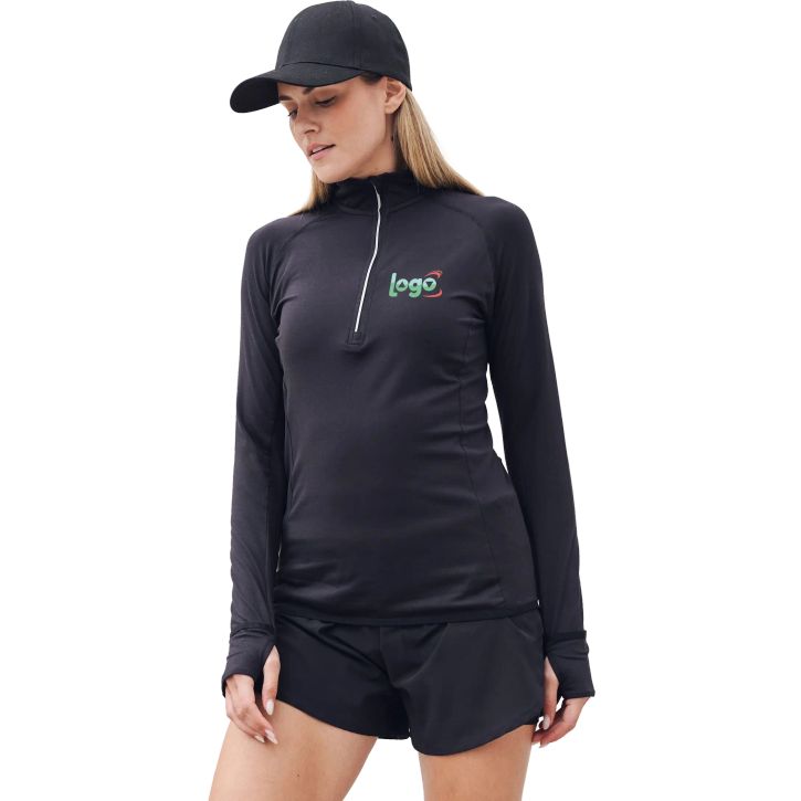 Image produit alternative Ladies' long sleeved 1/4 zip top