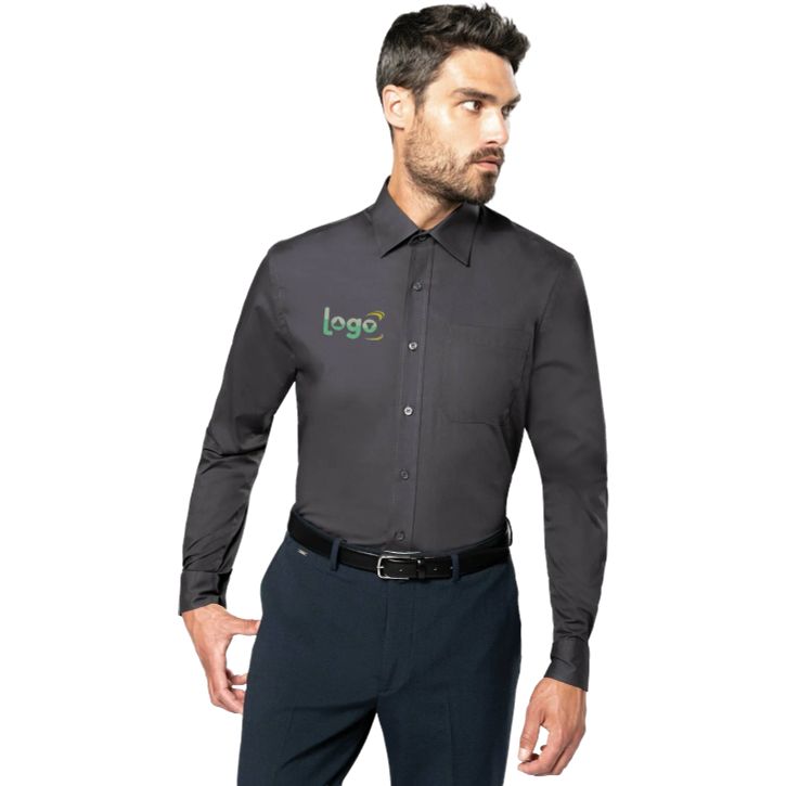 Image produit alternative Chemise popeline manches longues