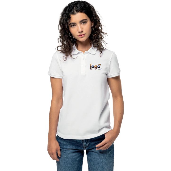 Image produit alternative Polo piqué manches courtes femme