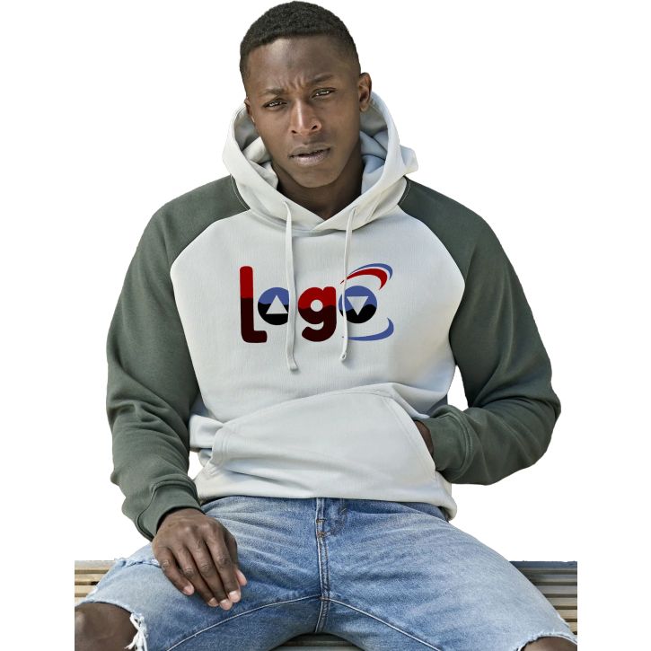 Image produit alternative Unlabeled Two-tone Hooded Sweatshirt