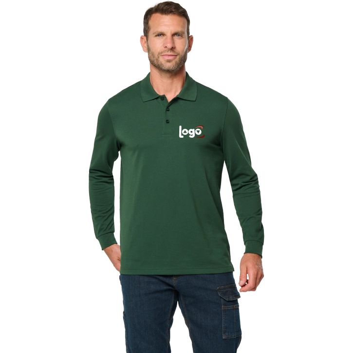 Image produit alternative Polo manches longues homme