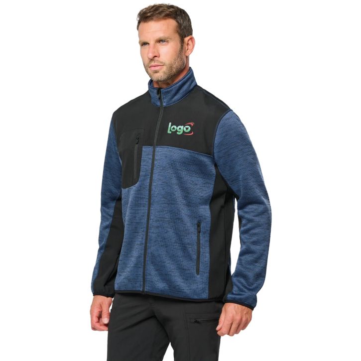 Image produit alternative Veste recyclée en polytricot homme
