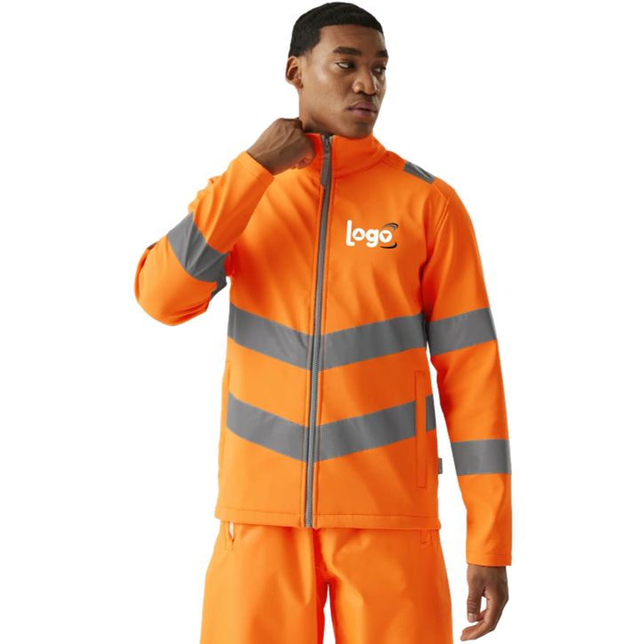 Image produit alternative Men's Hi-Vis Pro Contract Ablaze 2 Layer Softshell Jacket