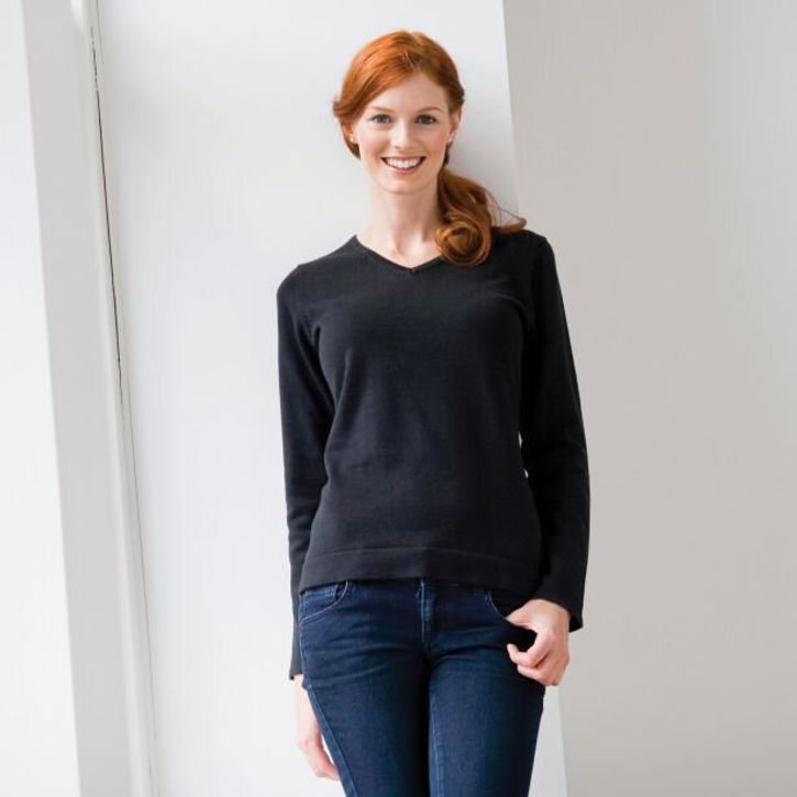 Image produit PULL FEMME COL V