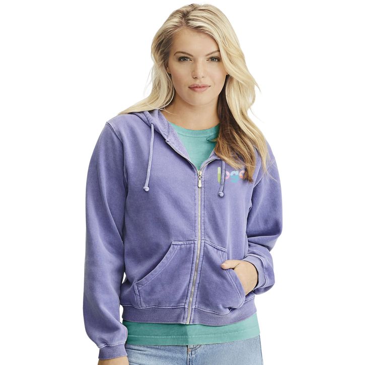 Image produit alternative Ladies` Full Zip Hooded Sweatshirt