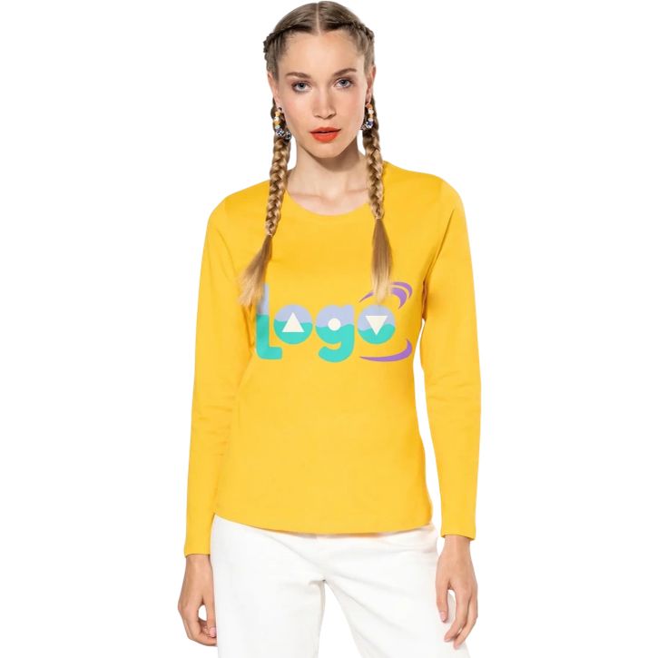Image produit alternative T-shirt col rond manches longues femme
