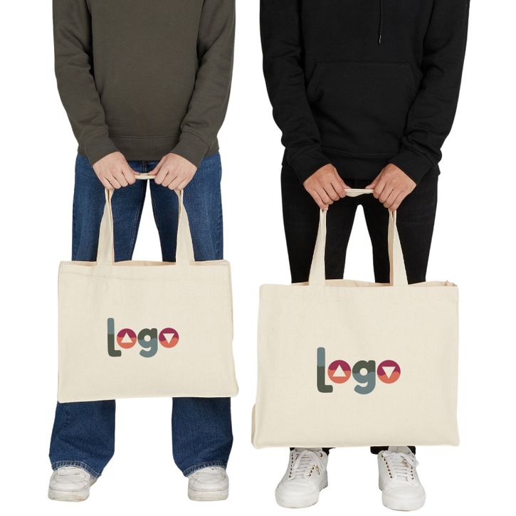 Image produit alternative Canvas Wide Shopper with Fold LH