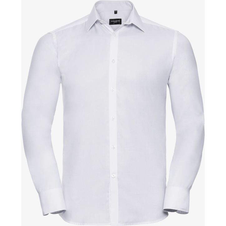 Image produit alternative Men’s long sleeve tailored herringbone shirt