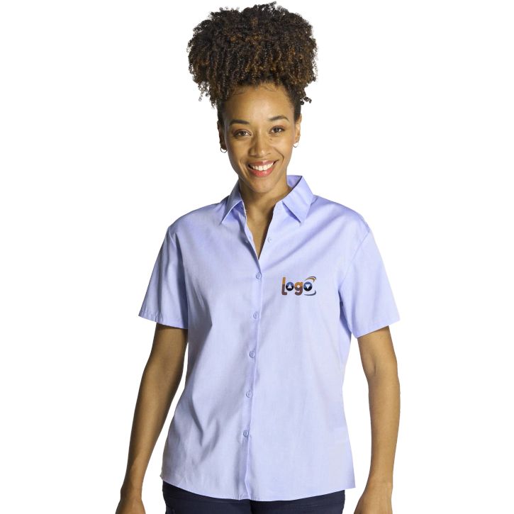 Image produit alternative Oxford shirt short sleeves lady