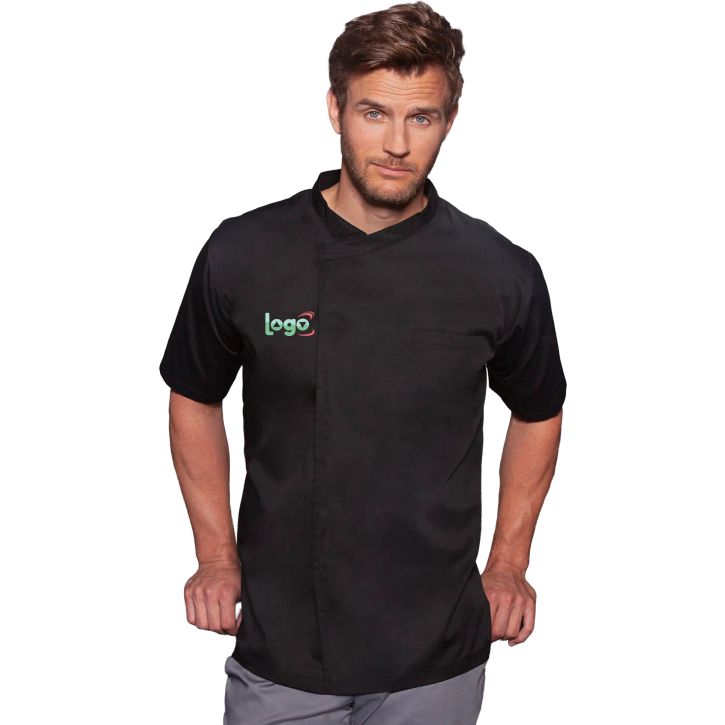 Image produit alternative Short sleeve throw-over chef shirt basic