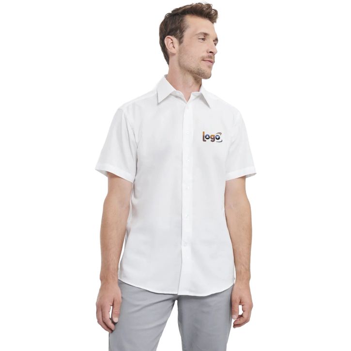 Image produit alternative Chemise Oxford cintrée manches courtes homme