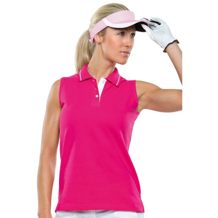 Image produit alternative Ladies Sports Sleeveless Polo Shirt