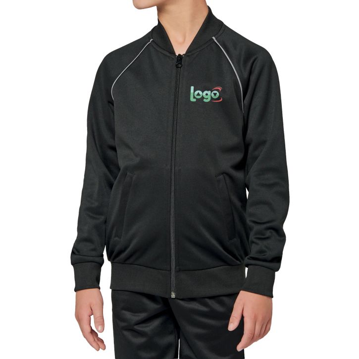 Image produit alternative Veste de survêtement zippée avec liseré enfant 