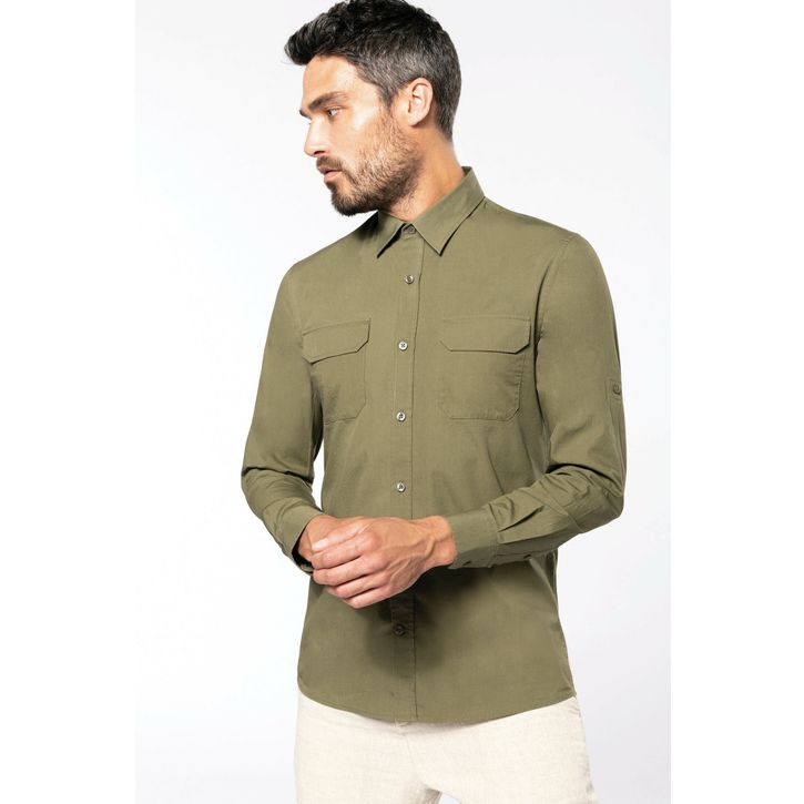 Image produit alternative Chemise safari manches longues homme