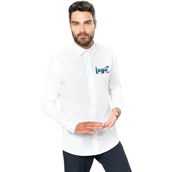 Image produit alternative Chemise popeline manches longues homme 