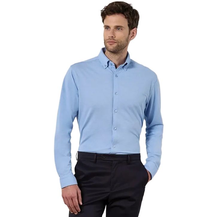 Tailored Fit Pique Shirt Long Sleeve