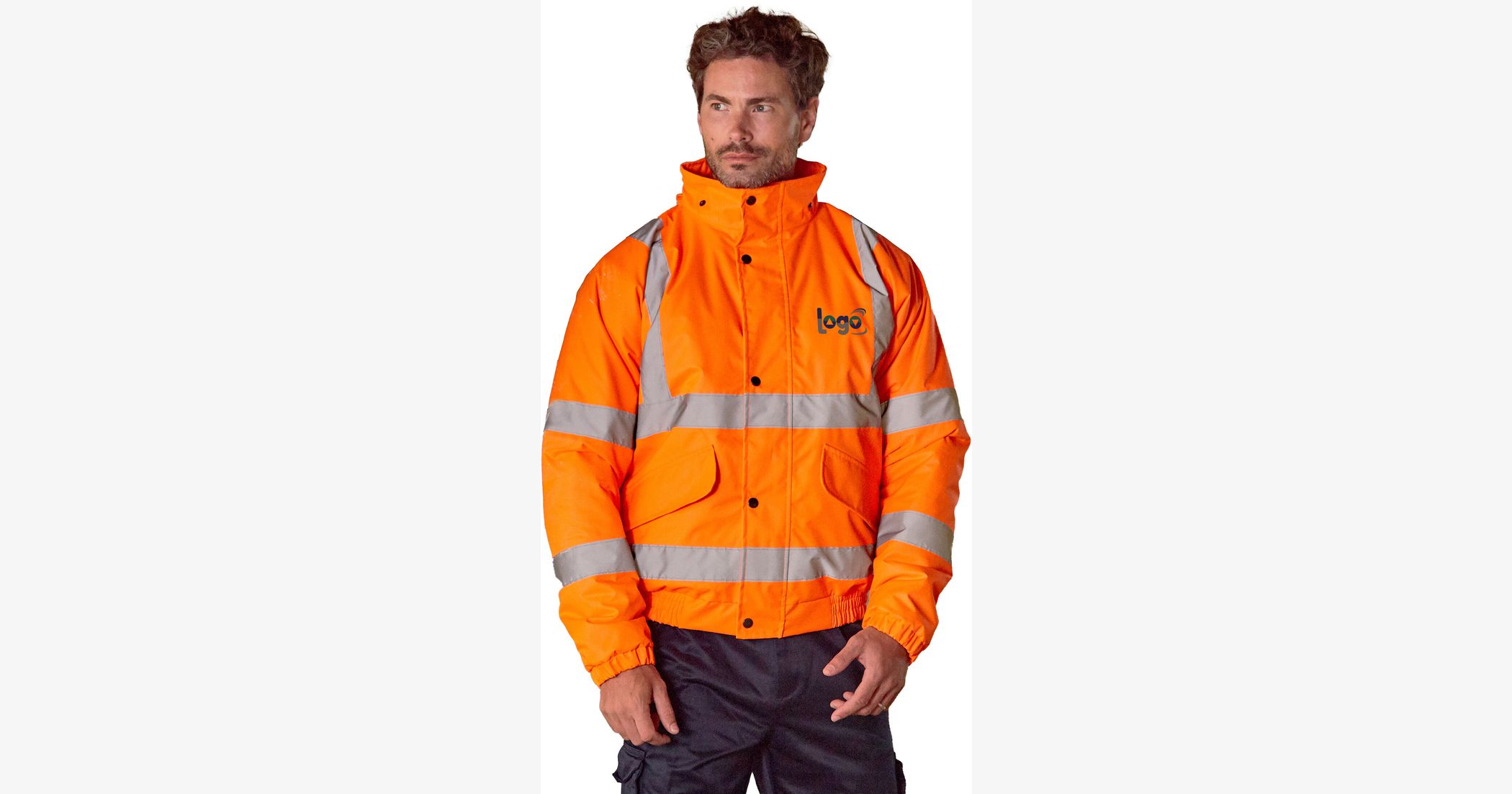 Army And Workwear Veste De Sécurité Haute Visibilité Homme - Imperméable, Rembourrée Avec Capuche, EN ISO 20471