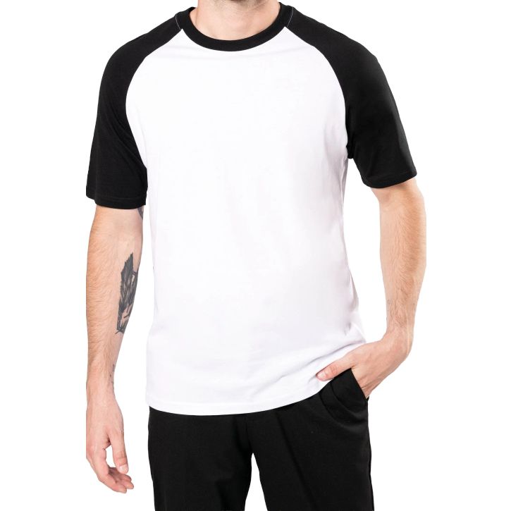 Image produit alternative Baseball - T-shirt bicolore manches courtes
