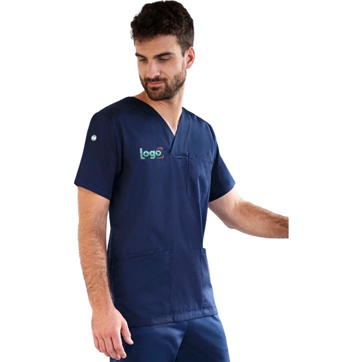 Image produit alternative Short-sleeve men's slip-on tunic essential