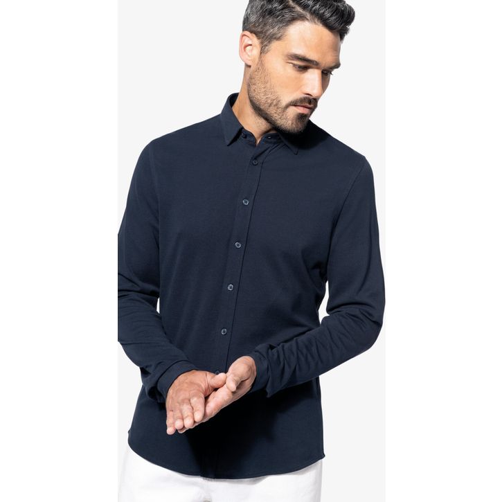 Image produit alternative Chemise maille piquée manches longues