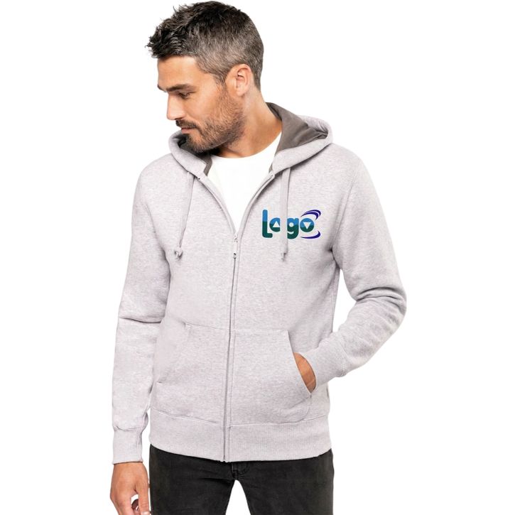 Image produit alternative Sweat-shirt zippé capuche unisexe