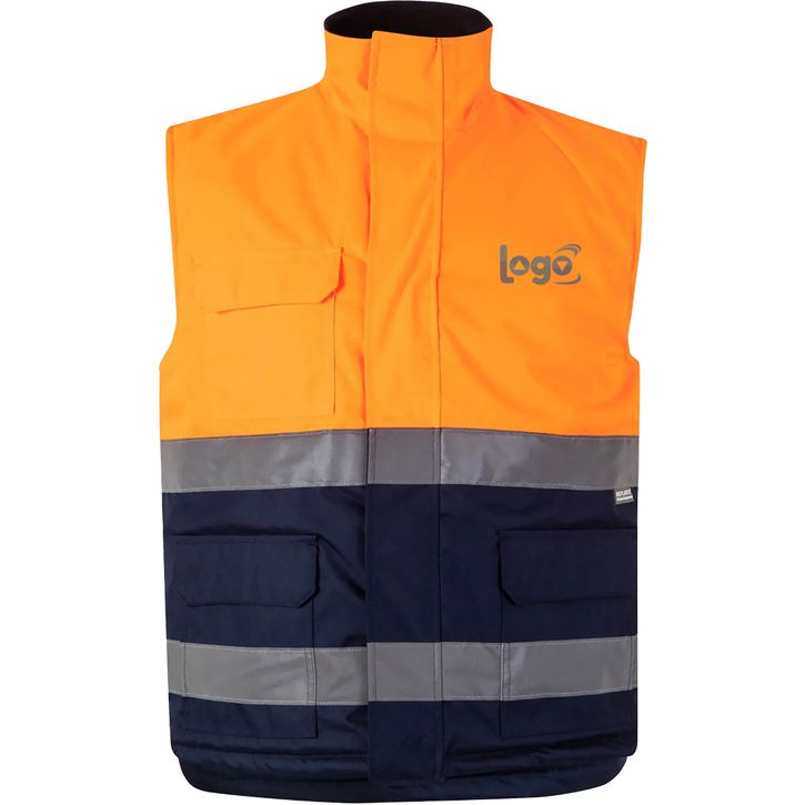 Image produit alternative Bodywarmer matelassé bicolore haute visibilité