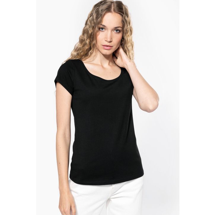 Image produit alternative t-shirt col bateau manches courtes femme