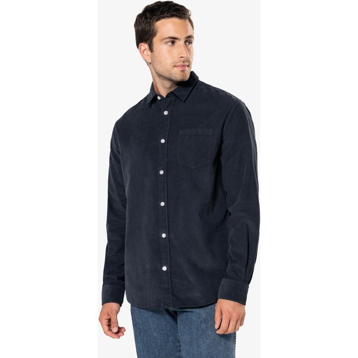 Image produit alternative Chemise manches longues en velours homme