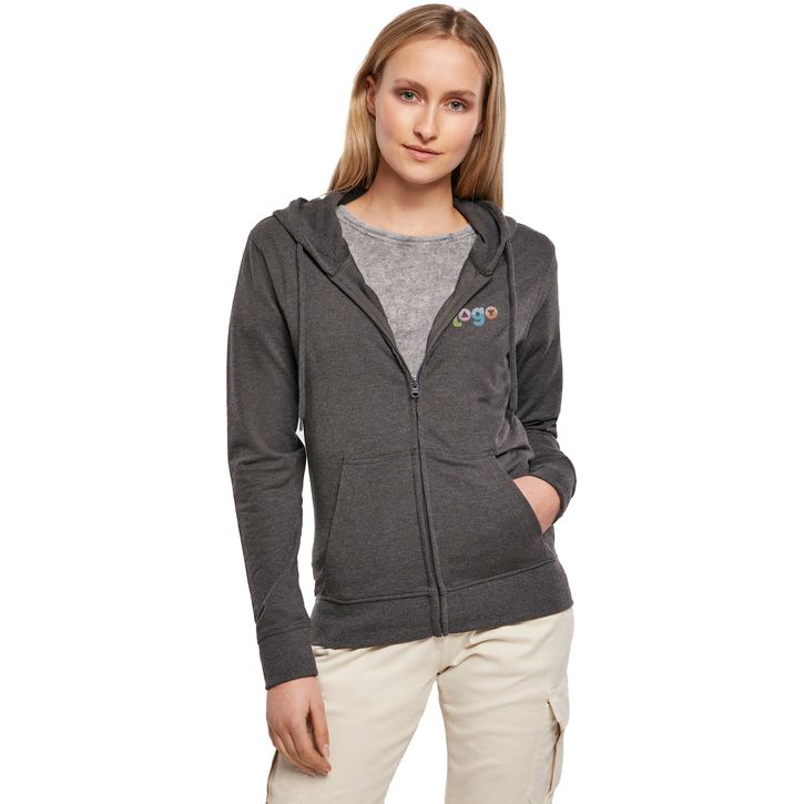 Image produit alternative Ladies Terry Zip Hoody