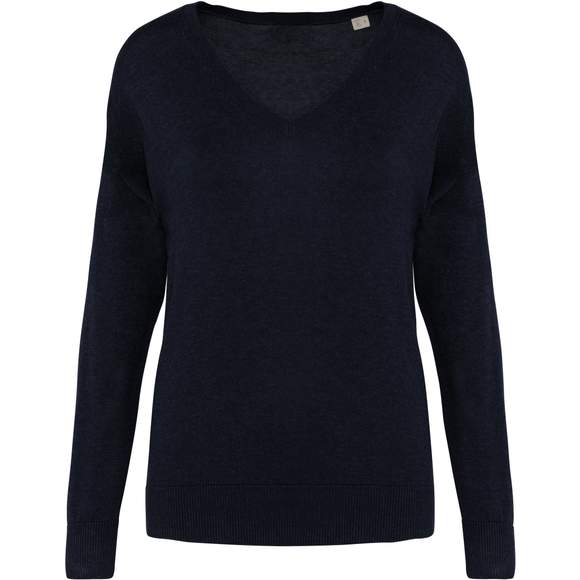 Pull col V Lyocell TENCEL™ femme