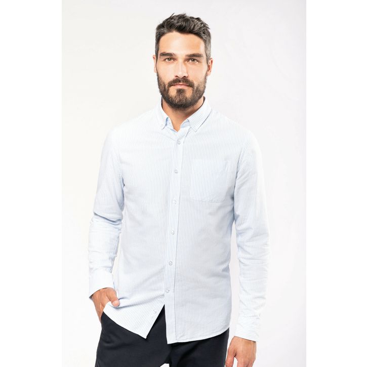 Image produit alternative Chemise oxford lavée manches longues homme