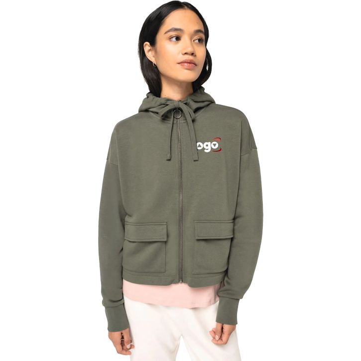 Image produit Sweat zippé femme