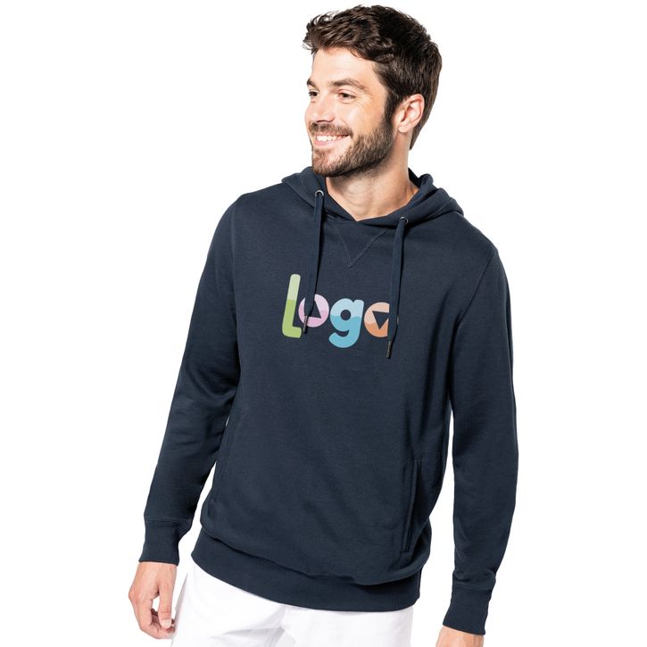 Image produit alternative Sweat-shirt french terry écoresponsable à capuche unisexe
