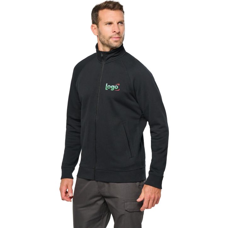 Image produit alternative Veste molleton coton manches raglan unisexe