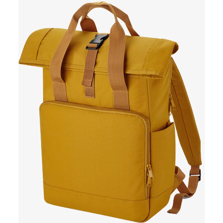 Image produit alternative Sac à dos pour ordinateur avec rabat enroulable et double anses recyclé