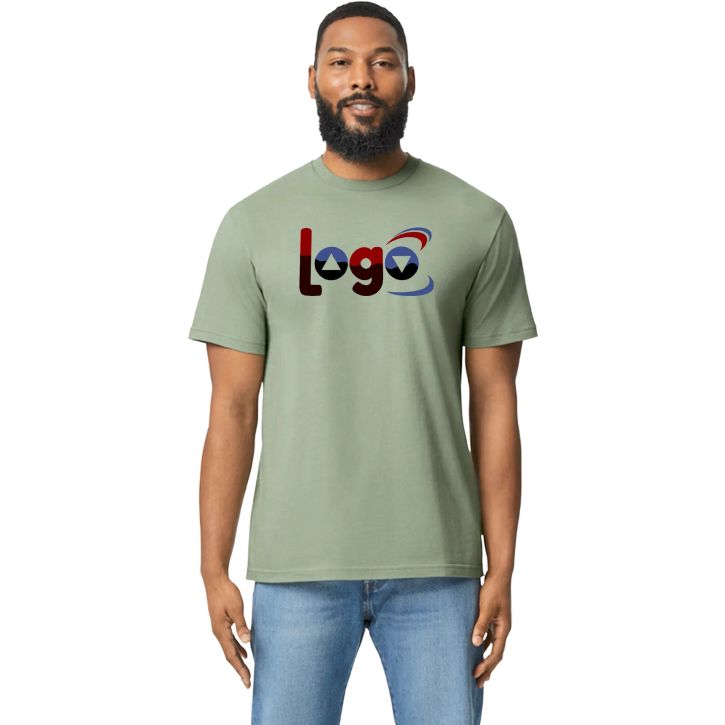 Image produit alternative Softstyle Midweight Adult No Label Enzyme Wash T-Shirt