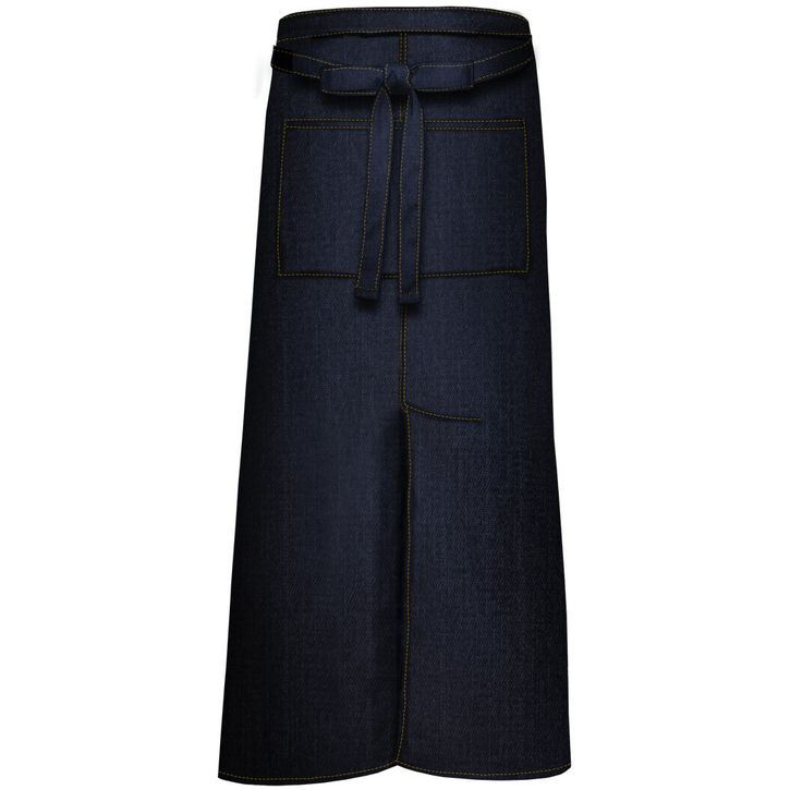 Image produit Tablier jeans avec fente