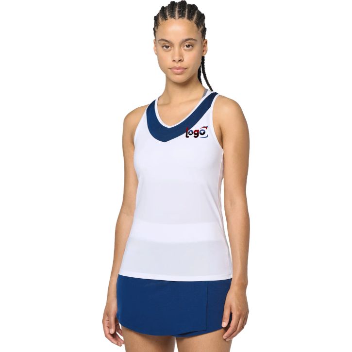 Image produit alternative Débardeur de padel bicolore femme