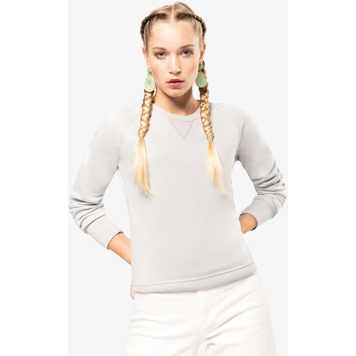 Image produit alternative Sweat-shirt BIO col rond manches raglan femme 