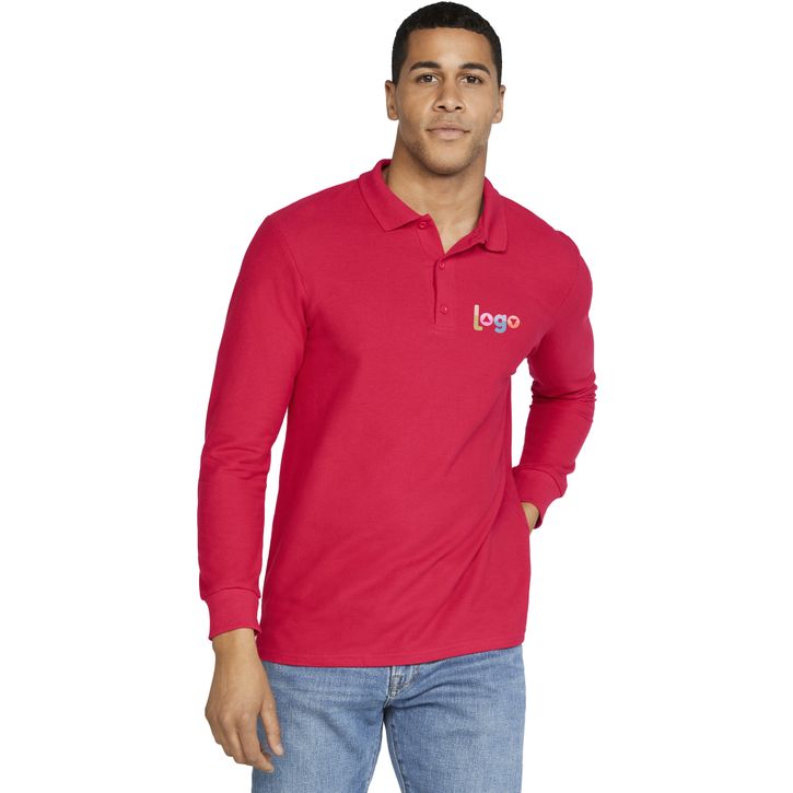 Image produit alternative Premium Cotton Adult Double Piqué Polo LS