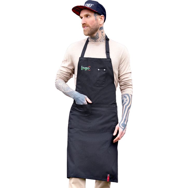 Image produit alternative Bib apron with buckle and pockets